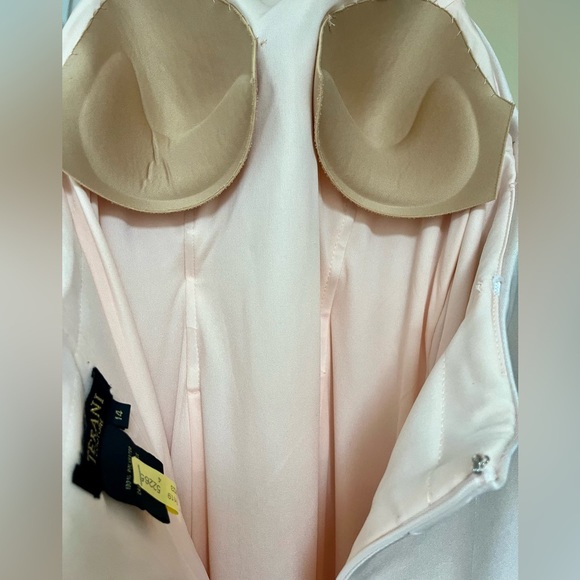 Champagne color Terani Couture gown - Picture 6 of 7